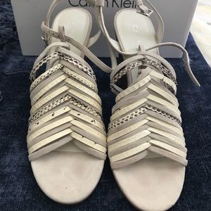 Calvin Klein Strappy Sandals Size 8
